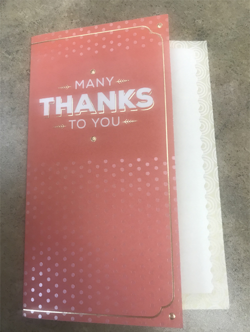 Thank You Note