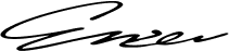 Enzer signature in Black