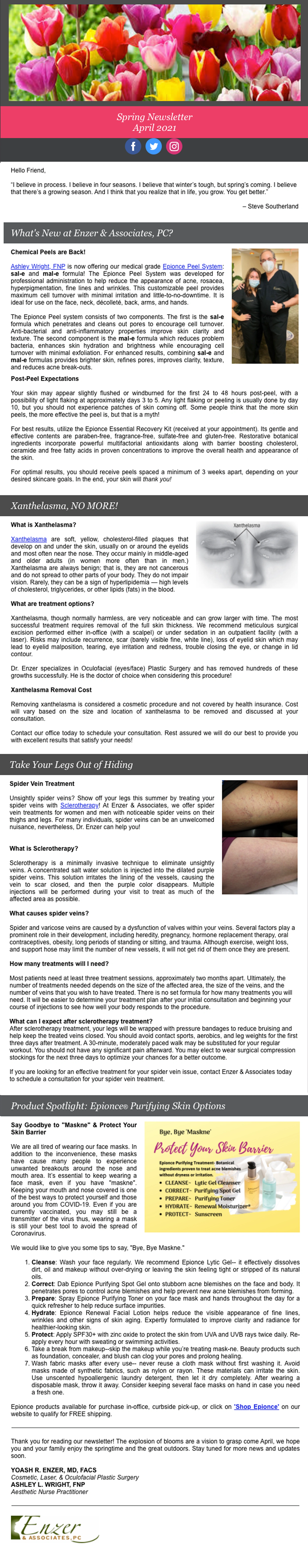 Spring Newsletter April 2021